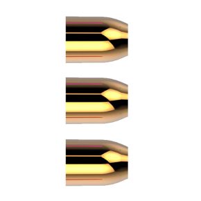Misaladejuegos Copas New Champagne Ring Dorados Premium 3 unidades  CP-GO - Imagen 3
