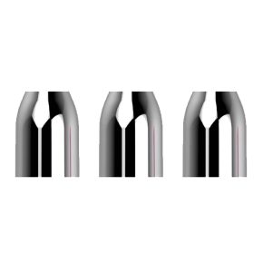 Misaladejuegos Copas New Champagne Ring Plata Premium 3 unidades