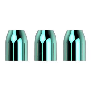Misaladejuegos Copas New Champagne Ring Color: Aqua Azul Premium 3 unidades
