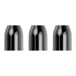 Misaladejuegos Copas New Champagne Ring Negro Premium 3 unidades