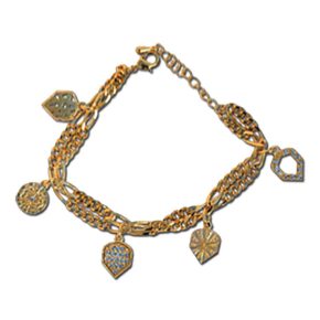 Misaladejuegos Pulsera Dorada 5 Elementos  70229 - Imagen 2