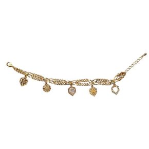 Misaladejuegos Pulsera Dorada 5 Elementos  70229