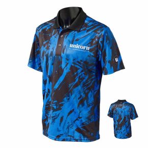 Misaladejuegos Polo Unicorn Darts Pro-Tech Camo Blue XXL 808BLXXL