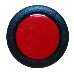 Misaladejuegos Pulsador circular rojo para maquinas + micro A0122 Rojo