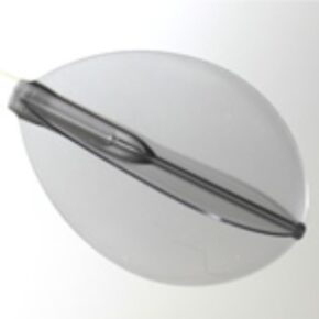 Misaladejuegos Plumas Fit Flight AIR Oval Negra Transparente - Imagen 2