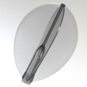 Misaladejuegos Plumas Fit Flight AIR Oval Negra Transparente