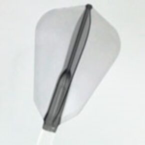 Misaladejuegos Plumas Fit Flight AIR Fantail Negra Transparente F-Shape