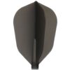 Misaladejuegos Plumas Fit Flight 6 unid. Super Shape Negra Transparente