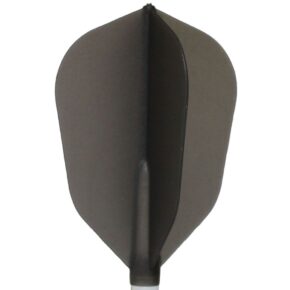Misaladejuegos Plumas Fit Flight 6 unid. Super Shape Negra Transparente