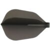 Misaladejuegos Plumas Fit Flight 6 unid. Super Shape Negra Transparente - Imagen 3