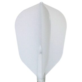 Misaladejuegos Plumas Fit Flight 6 unid. Super Shape Blanco Natural