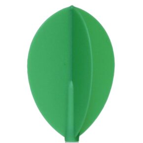 Misaladejuegos Plumas Fit Flight 6 unid. Oval Verde
