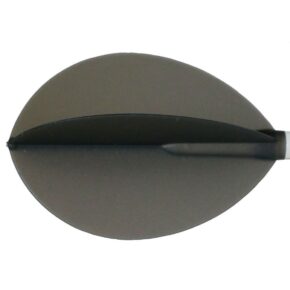 Misaladejuegos Plumas Fit Flight 6 unid. Oval Negra Transparente - Imagen 3