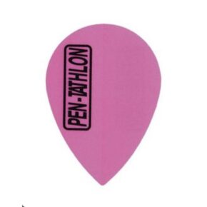 Misaladejuegos Pluma Pentathlon Original Rosa Fluro Oval