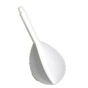 Misaladejuegos Plumas CONDOR Blanca pear/oval corta 21.5mm 3 Uds. - Imagen 2