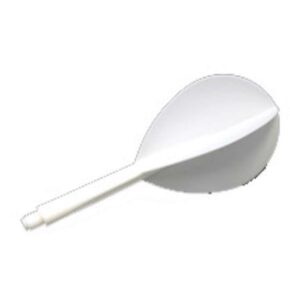 Misaladejuegos Plumas CONDOR Blanca pear/oval corta 21.5mm 3 Uds.
