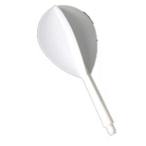 Misaladejuegos Plumas CONDOR Blanca pear/oval larga.33.5mm 3 Uds. 2000172 - Imagen 3