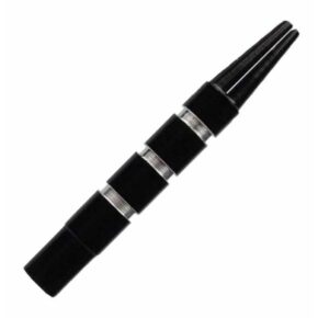 Misaladejuegos Cañas M3 Aluminio Negro Rayas Corta (25mm) Shaft M3 Darts 29049