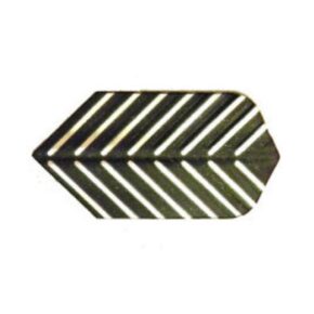 Misaladejuegos Plumas Amerithon Slim ribtex negro rallas platas  3290 - Imagen 2