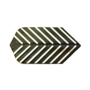 Misaladejuegos Plumas Amerithon Slim ribtex negro rallas platas  3290 - Imagen 3