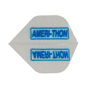 Misaladejuegos Plumas Amerithon Standard Transparente  Logo Azul 3298 - Imagen 2