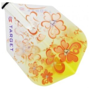 Misaladejuegos Plumas Target Darts Pro 100 Kitten Vision NO6 Flores Fondo Amarillo  117460 - Imagen 2