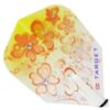Misaladejuegos Plumas Target Darts Pro 100 Kitten Vision NO6 Flores Fondo Amarillo  117460 - Imagen 3