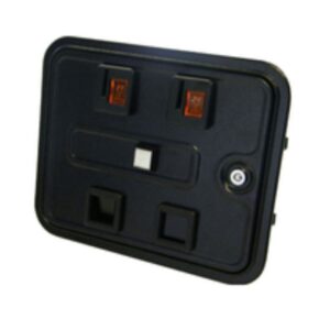 Misaladejuegos Puerta 2 Entrada Moneda Con Pulsador