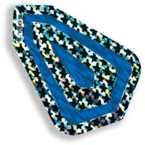 Misaladejuegos Plumas Bulls Darts Diamond Fantail Plata Azul - Imagen 2