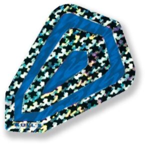 Misaladejuegos Plumas Bulls Darts Diamond Fantail Plata Azul