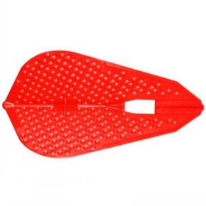 Misaladejuegos Plumas Champagne L-style Dimple Fantail Roja - Imagen 3