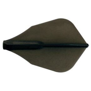 Misaladejuegos Plumas Fit Flight 6 unid. W Shape Negra Natural - Imagen 2