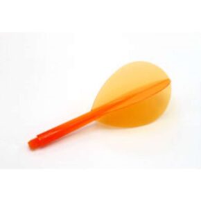 Misaladejuegos Plumas CONDOR Naranja pear/oval larga.33.5mm 3 Uds.