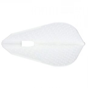 Misaladejuegos Plumas Champagne L-style Dimple Fantail Blanca   L9D-W. - Imagen 2