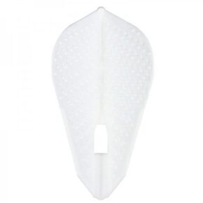 Misaladejuegos Plumas Champagne L-style Dimple Fantail Blanca   L9D-W.