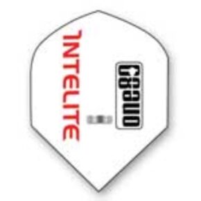 Misaladejuegos Pluma para Dardos One80 Tamaño Standard Blanco. 8002C