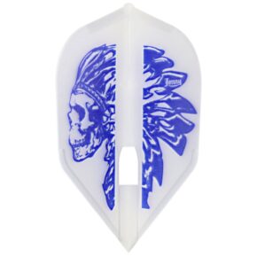 Misaladejuegos Plumas para Dardos Champagne L-Style Shape Jonny Blanca / Azul