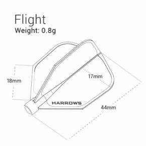 Misaladejuegos Plumas Harrows Clic Standard Clear - Imagen 2