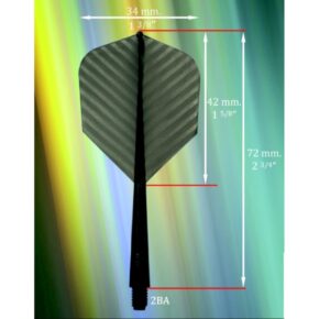Misaladejuegos Pluma SuperSonic 3 unidades rosca 2ba Negra Smoke 10012Smoke - Imagen 2