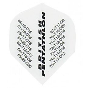 Misaladejuegos Plumas Pentathlon Standard Números Blanca 2416