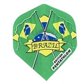 Misaladejuegos Plumas Pentathlon Standard Bandera Brasil 2410