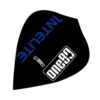 Misaladejuegos Pluma para Dardos One80 Tamaño Kite  Negro 8005