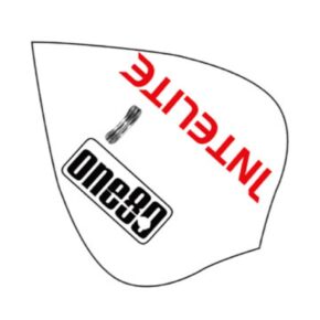 Misaladejuegos Pluma para Dardos One80 Tamaño Kite  Blanco 8006 - Imagen 2