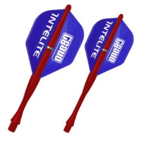 Misaladejuegos Cañas para Dardos One80 Intelite Roja   Larga. 2143-Medium - Imagen 3
