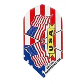 Misaladejuegos Plumas Pentathlon Slim Bandera Estados Unidos 2470
