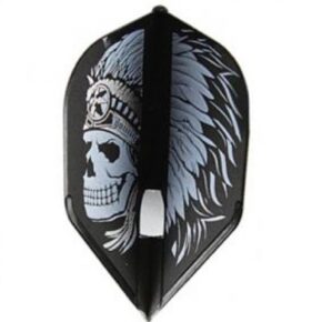Misaladejuegos Plumas Champagne L-Style Shape Jonny v.2 Negro/Blanco