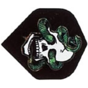 Misaladejuegos Plumas Ruthless Standard Emblem Calavera Serpiente 1865 - Imagen 2