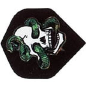 Misaladejuegos Plumas Ruthless Standard Emblem Calavera Serpiente 1865 - Imagen 3