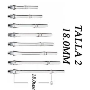 Misaladejuegos Cañas Fit Shaft Gear Slim Fija Blanca Talla 2 - Imagen 3