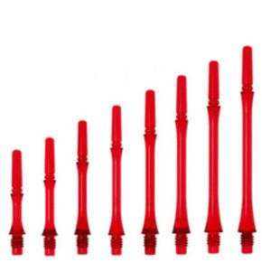 Misaladejuegos Cañas Fit Shaft Gear Slim Fija Tranparente Rojo Talla 3